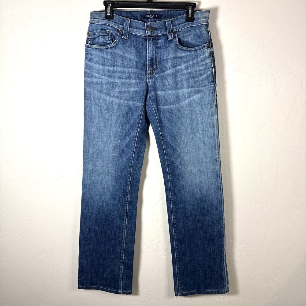 Fidelity Denim 50-11 Carolina Men's Relaxed Straight Jeans 30x31 Made in USA